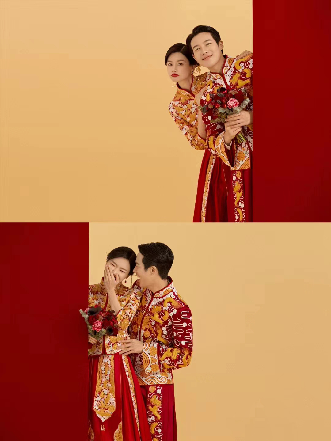 《印象元素》中式秀禾系列婚纱照