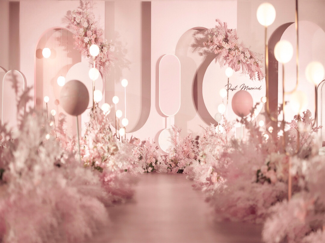 【花漾婚礼】2023简约白绿室内