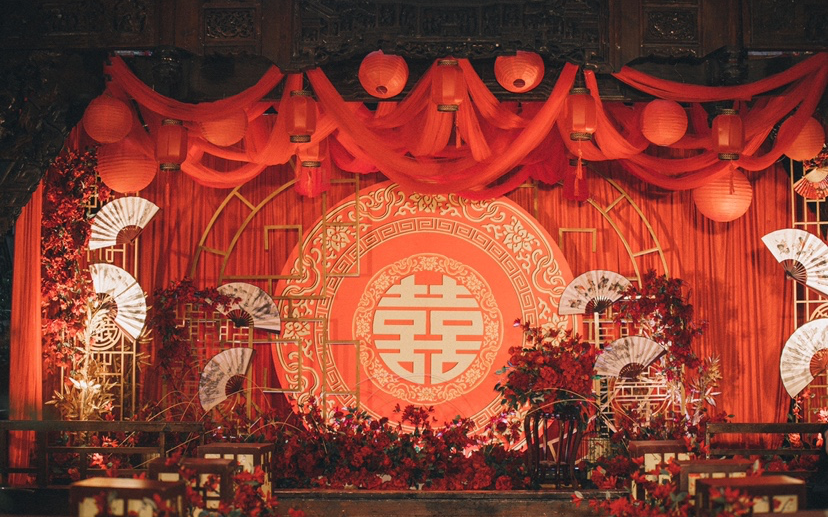 嘉蓝婚礼|新中式红金色复古艺术中国风定制婚礼