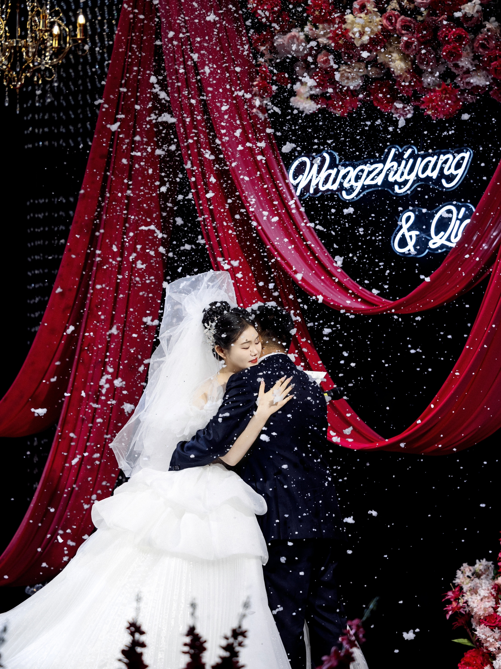 属于化妆老师自己的浪漫爱情婚礼