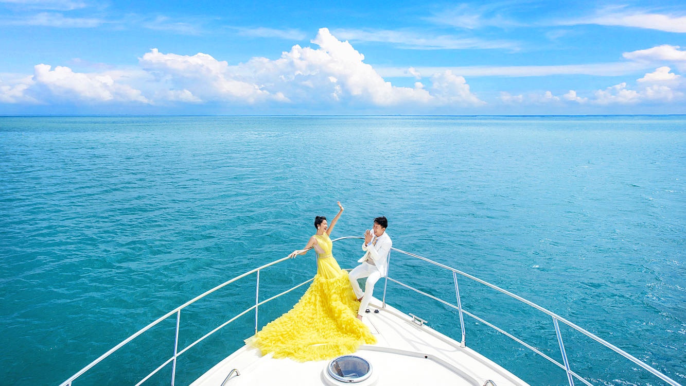 慕辰婚紗全球旅拍一一一豪華游艇照限時(shí)只需3999