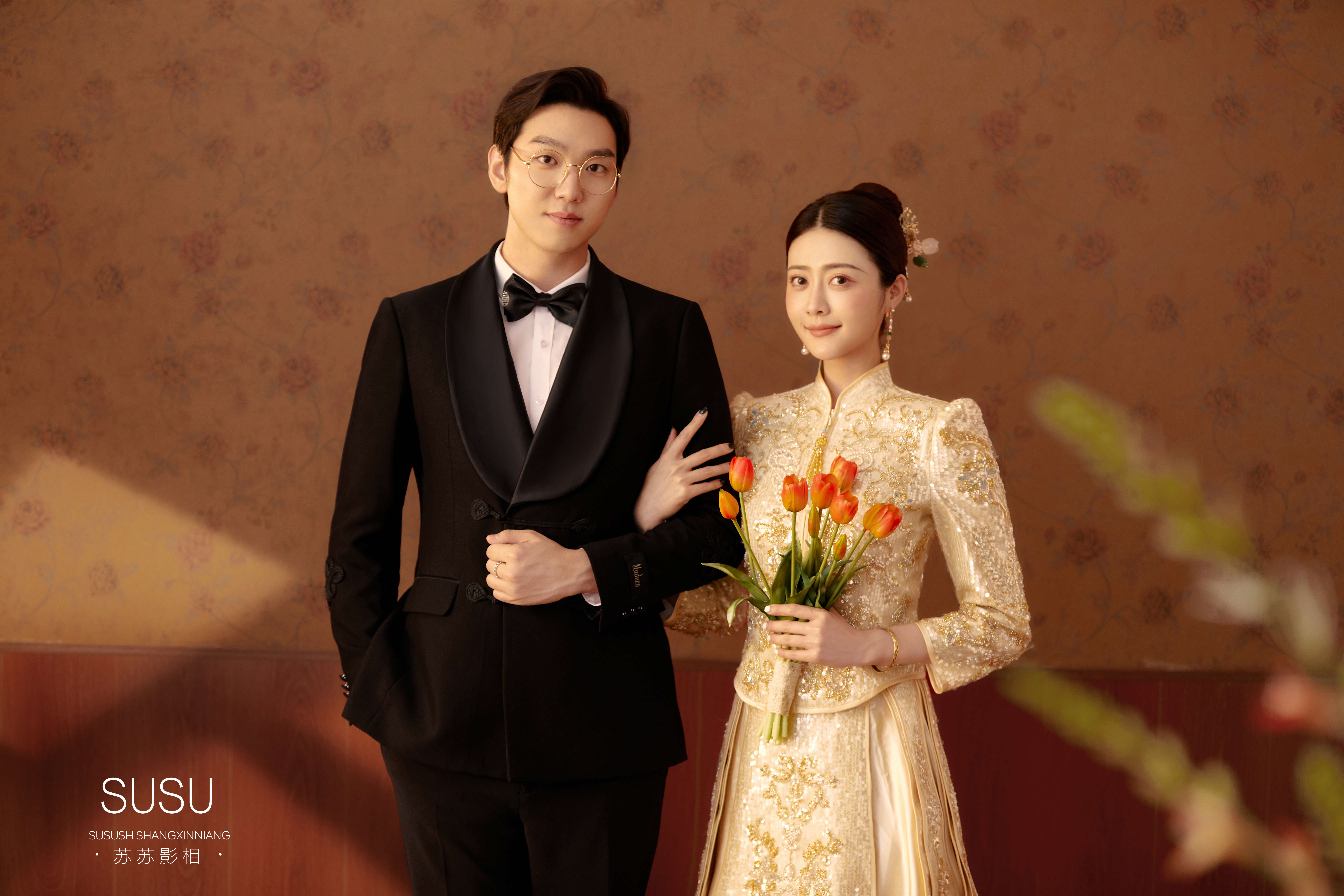 父母安利的中式婚纱照，拍完就爱上了