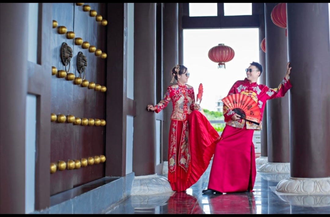 桂林中式秀禾服旅拍婚纱照