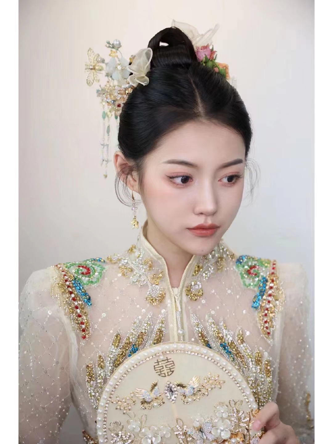 半天跟妆