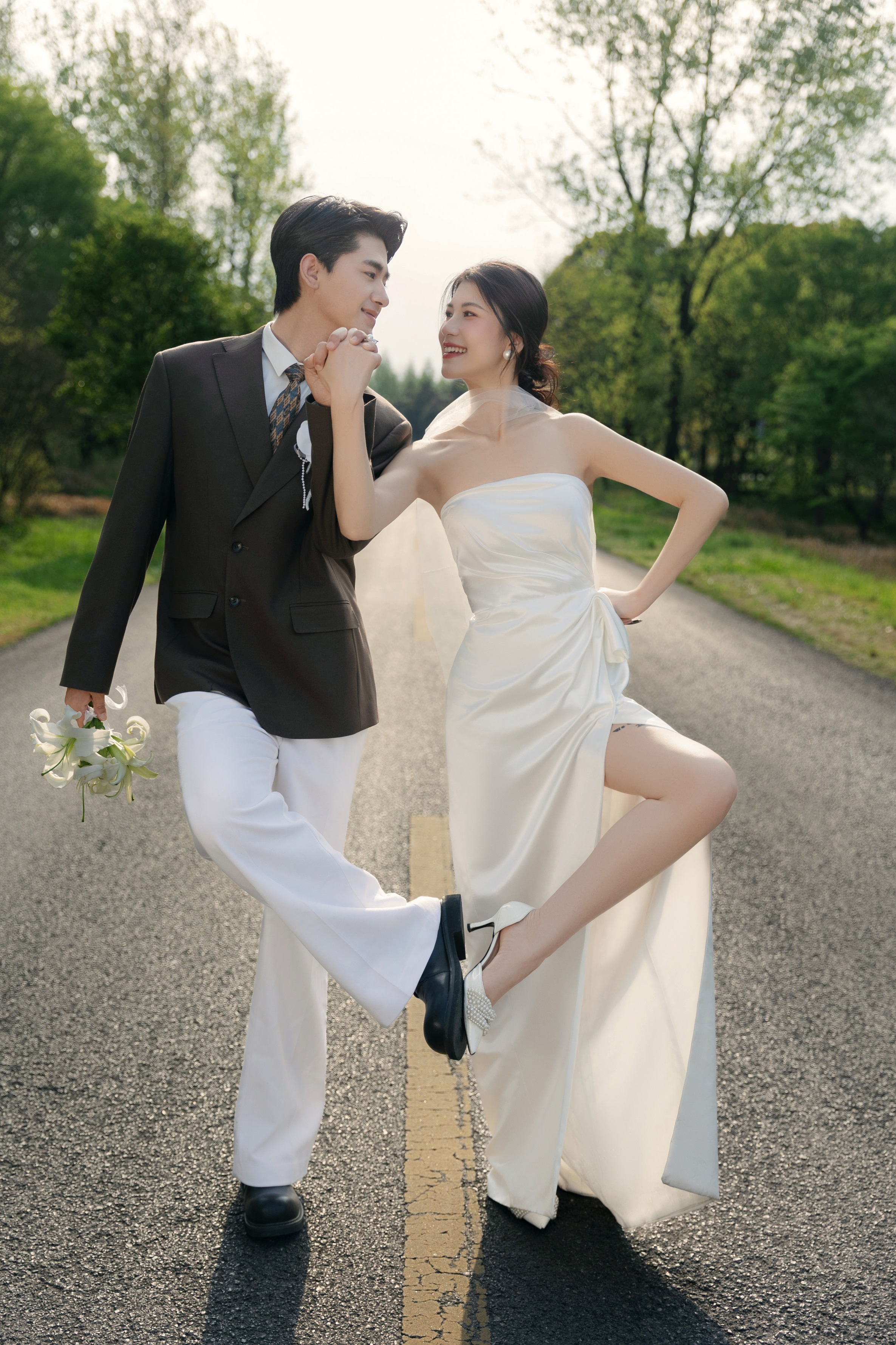 礼服婚纱打包  双外景拍摄
