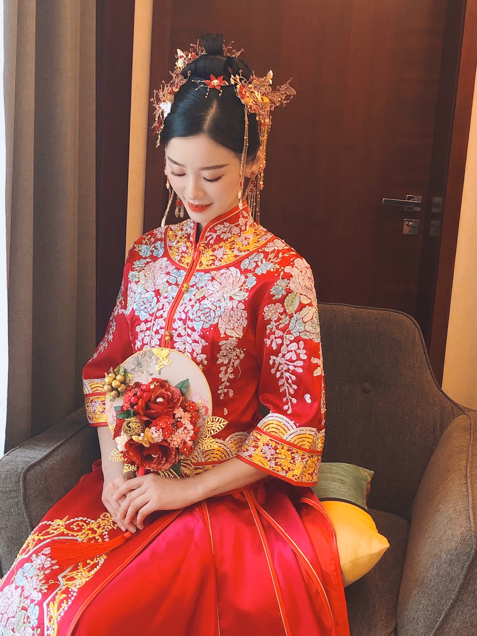 婚礼完美结束——主纱和秀禾服造型深得我心