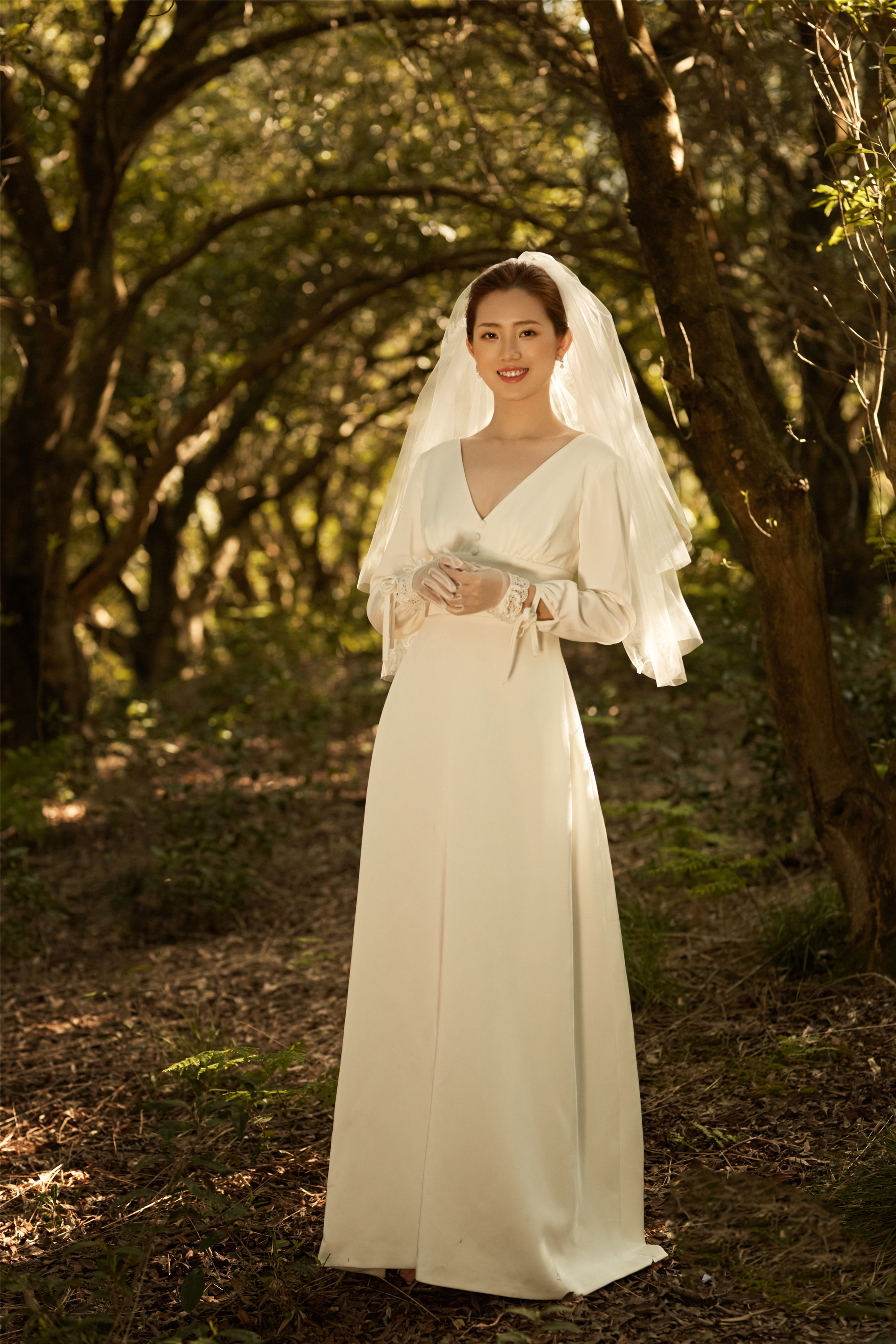 浪漫唯美森系婚纱照
