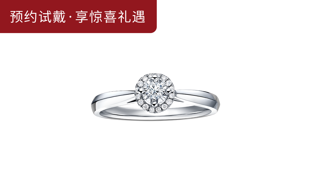 DR BELIEVE心愿捧花求婚钻戒WJ0055