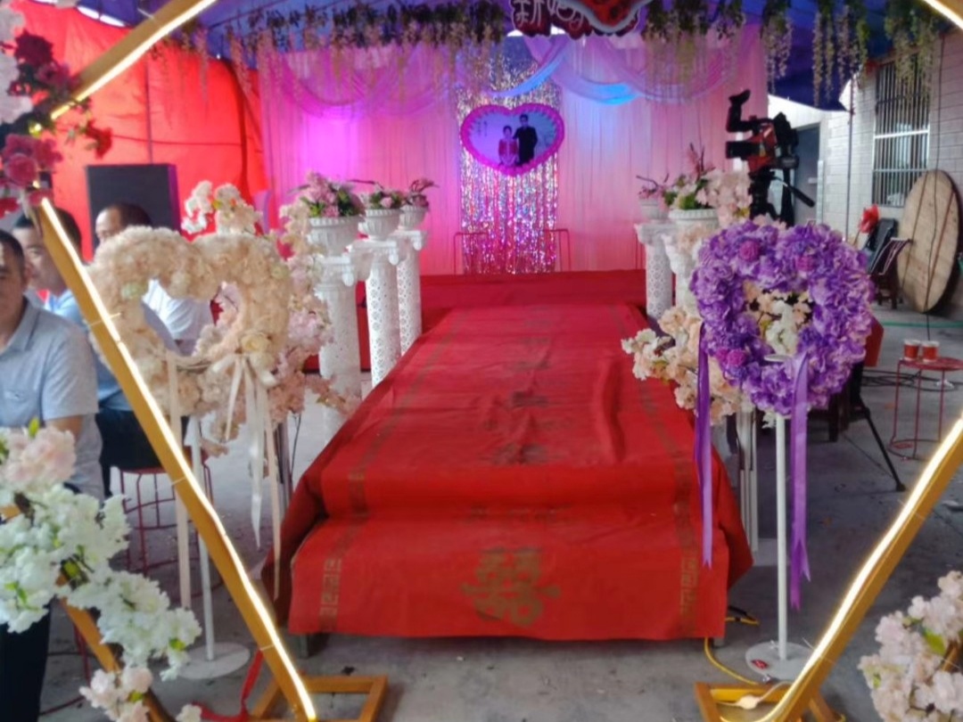 湘阴乡村简约大棚西式婚礼