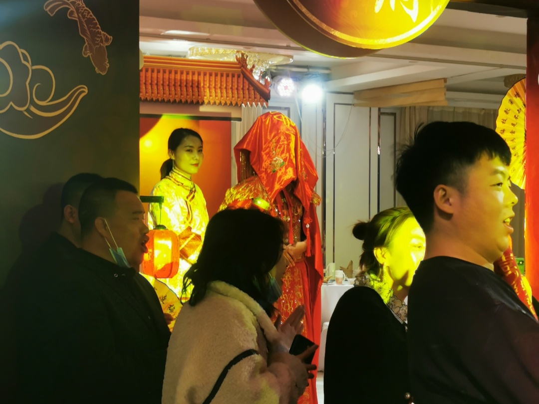 平凉味道酒店新中式婚礼布场