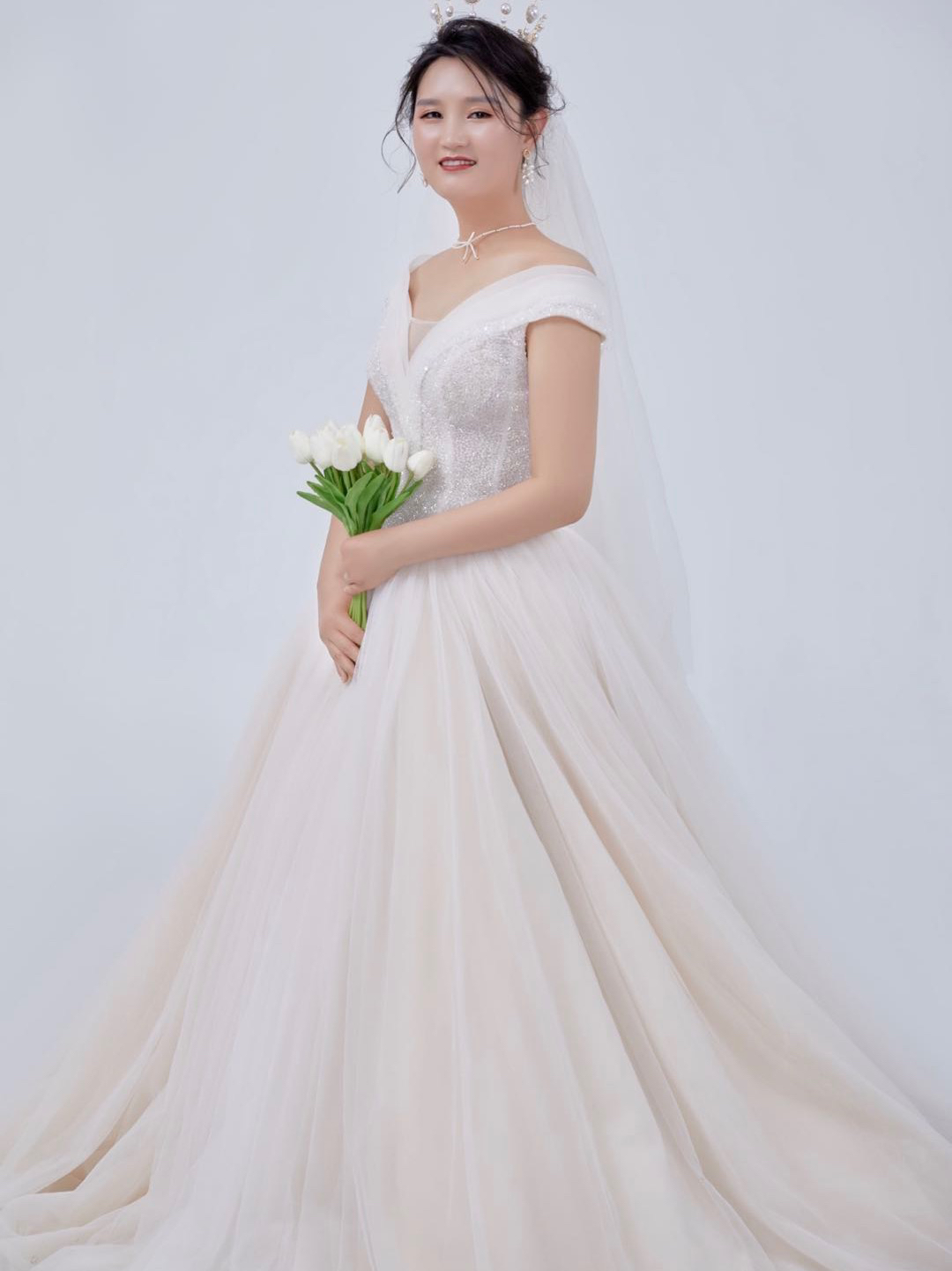 自己购买的婚纱哦👰‍♀️