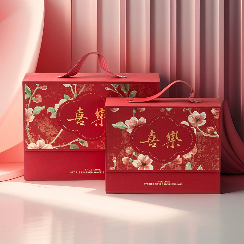 【新品】新中式喜樂(lè)禮盒香檳色/紅色