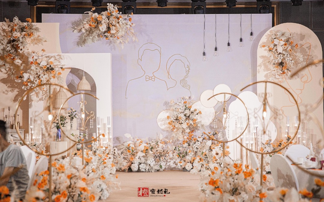 【橙蜜婚礼】酒店小预算香槟橙