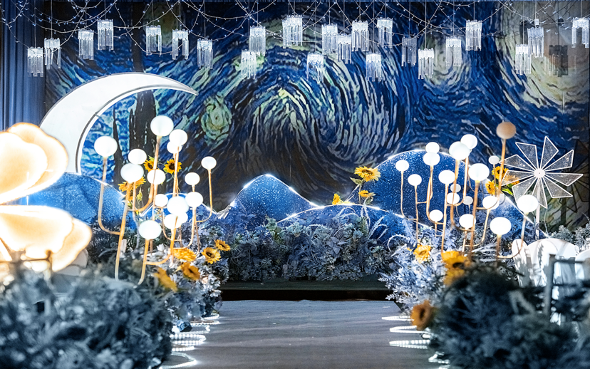標(biāo)題：打翻了梵高的調(diào)色盤!梵高星空婚禮~