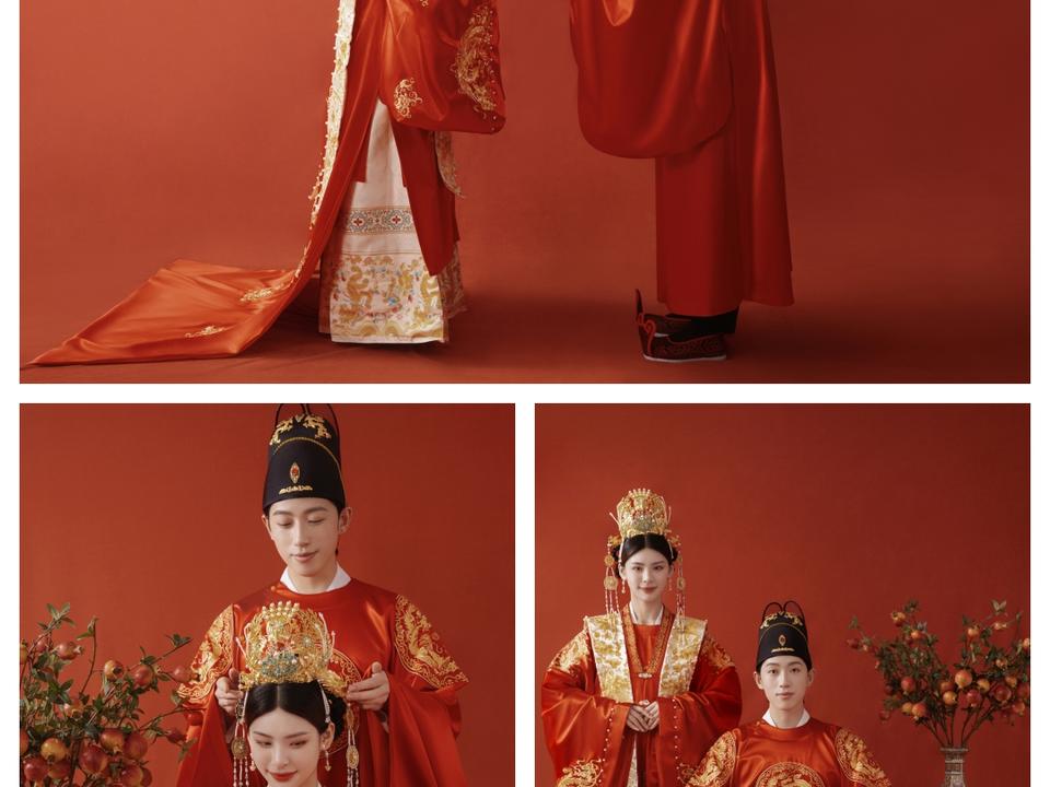 人气推荐，简约并非简单的韩式内景婚纱照