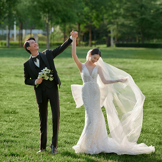 纯外景森系纪实婚纱照