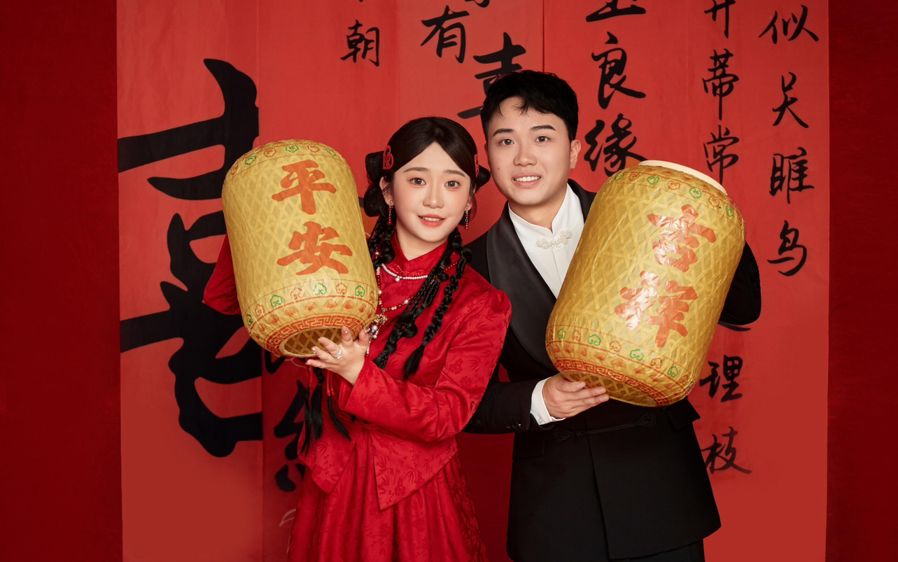 中式喜嫁系列客片欣赏！石家庄婚纱照必拍商家