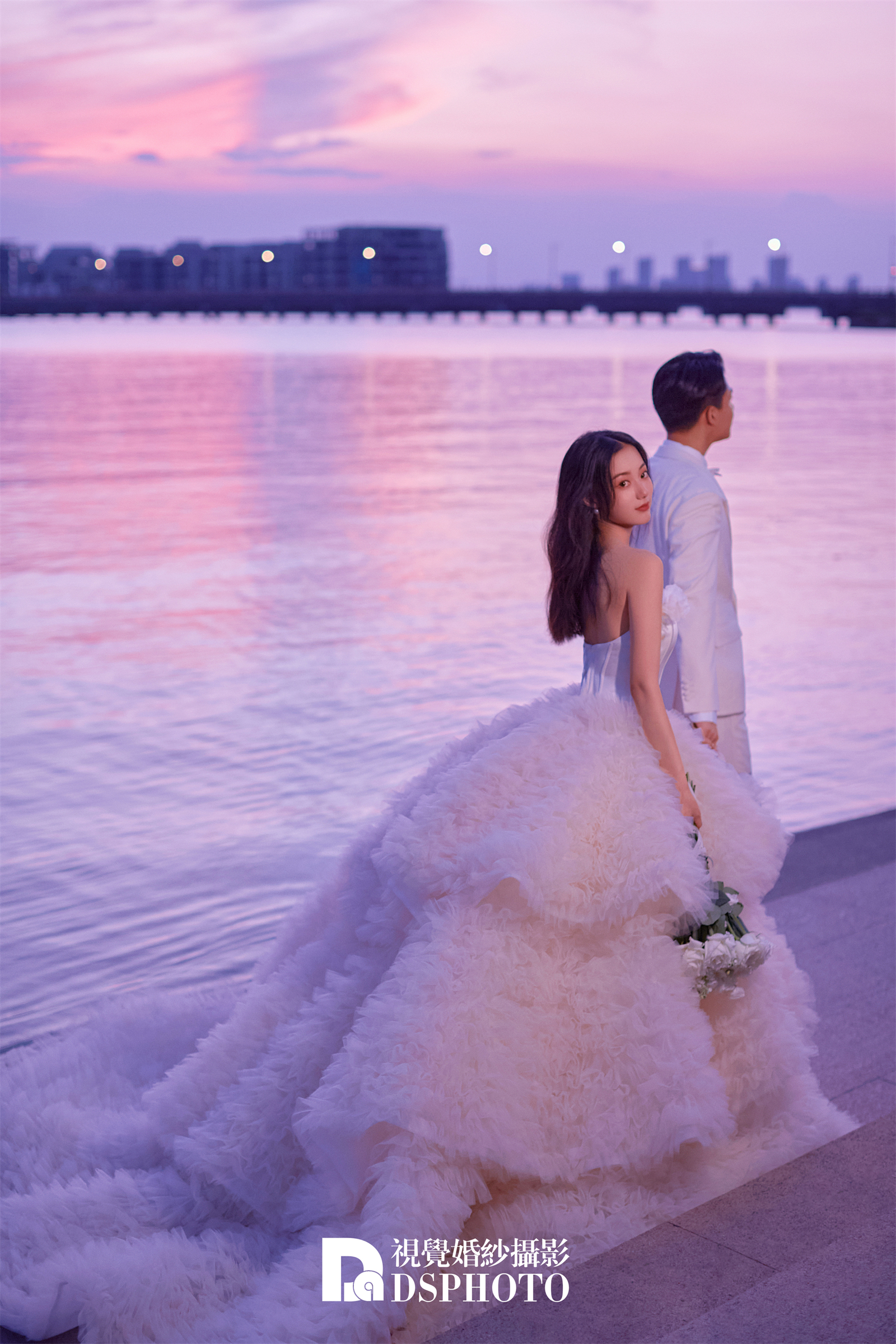 电影感/湖景婚纱照