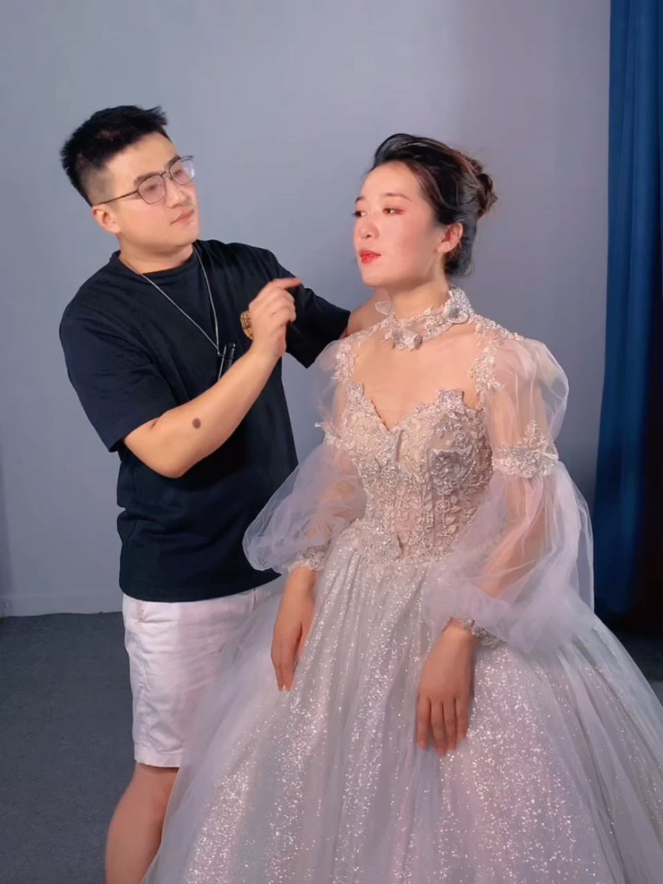 孙俪邓超黄渤合作明星化妆师KK老师婚礼跟妆套餐