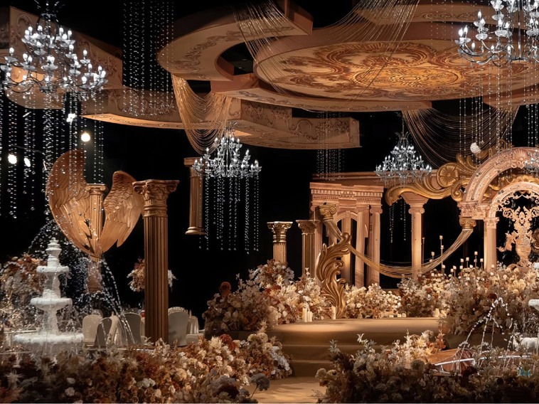 黑金色欧式婚礼