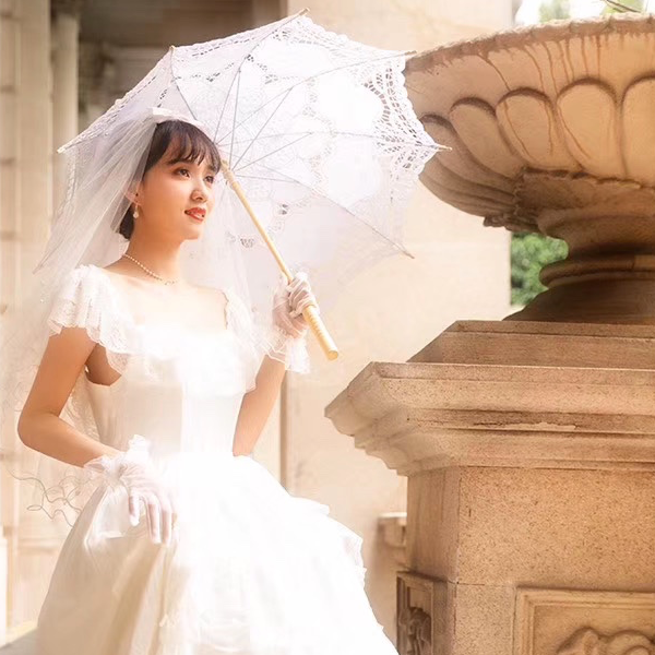 清新外景百分百真实客照婚纱