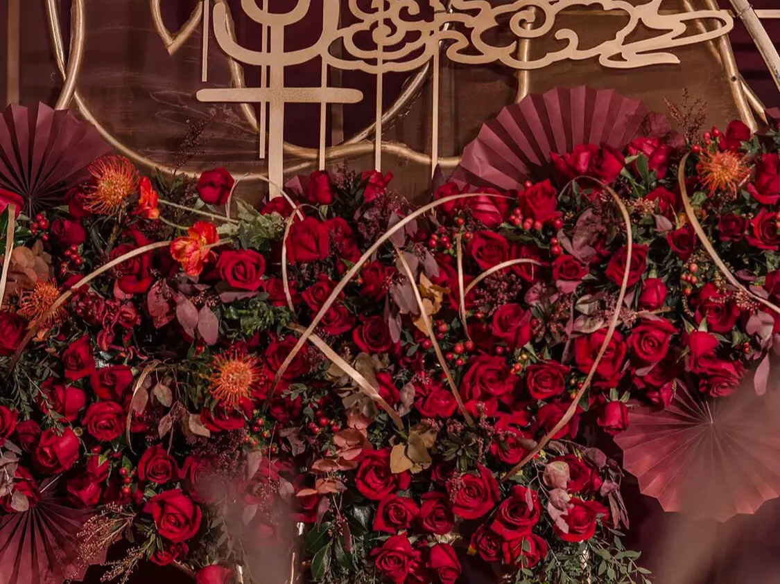 红金色系定制婚礼【艾菲婚礼】