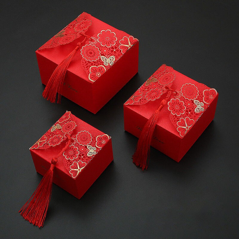 糖盒子创意结婚喜糖盒喜糖袋婚礼糖果礼盒装空盒婚庆包装盒中国风