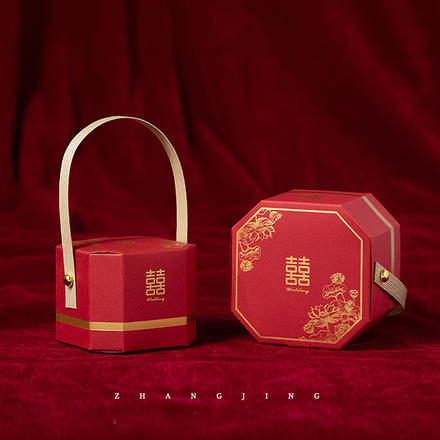 中式结婚喜糖盒子创意婚礼喜糖袋子订婚回礼糖果盒礼盒装空盒批发