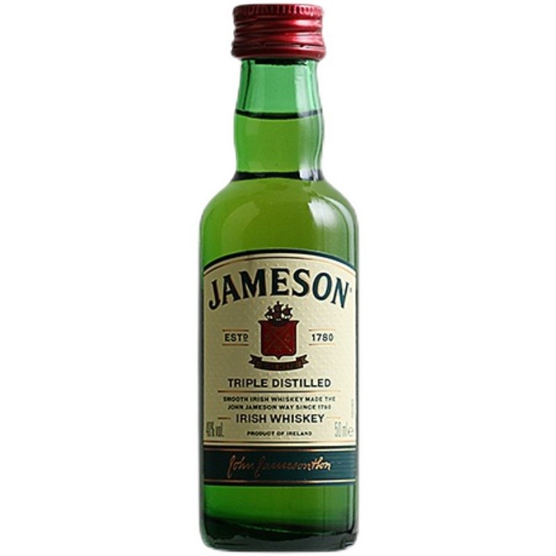 JAMESON尊美醇愛爾蘭進口威士忌 占美神占美臣迷你威士忌酒版50ml