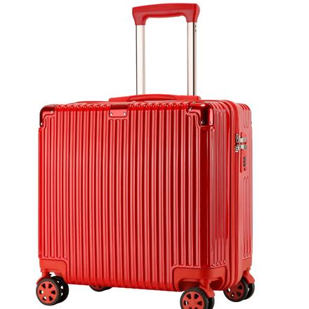 【5色可選】18寸登機箱純PC拉鏈 拉桿旅行箱行李箱