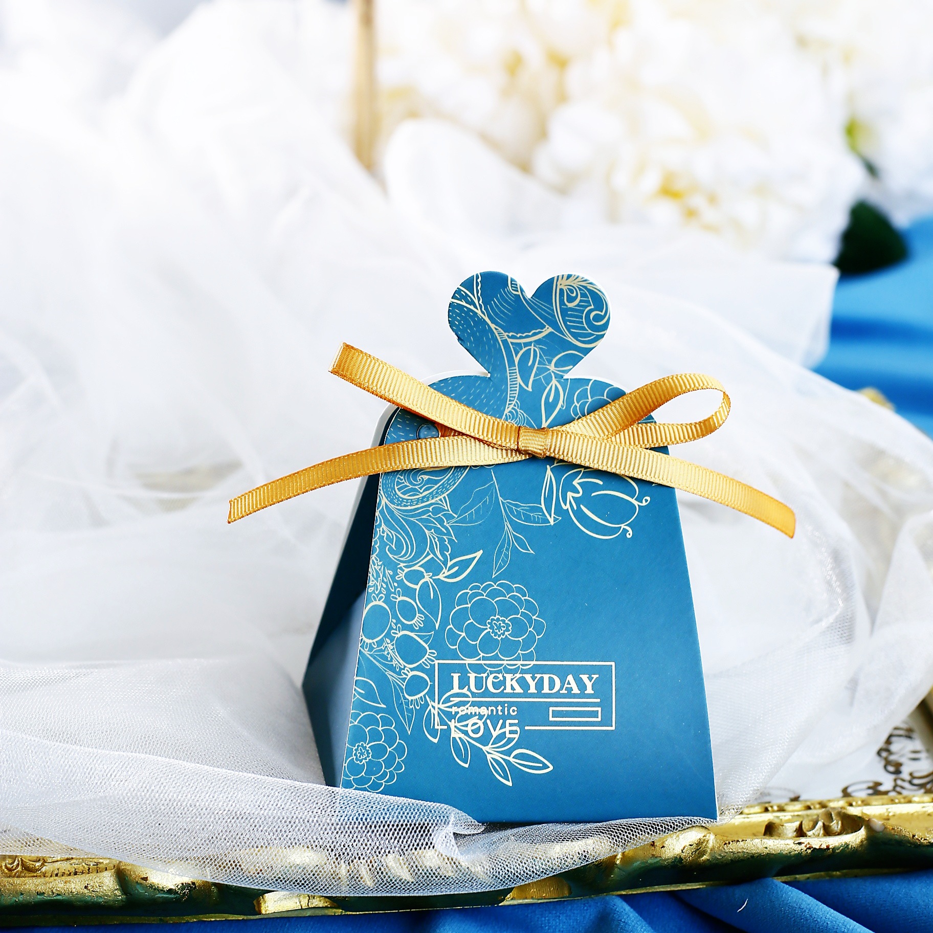 【买一赠一】韩式婚品喜糖盒喜糖礼盒结婚用品礼盒