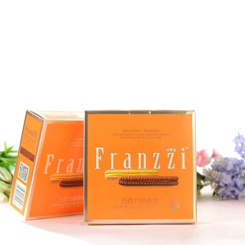 法丽兹巧克力味曲奇橙色正方形46g/4枚装