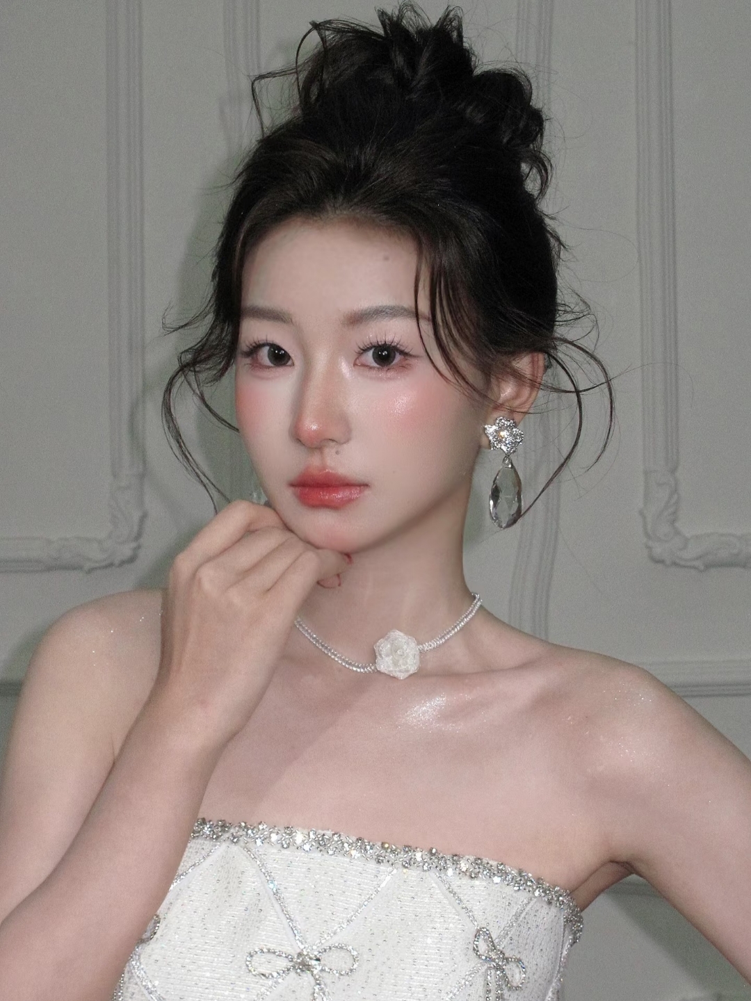 清透无暇水光妆