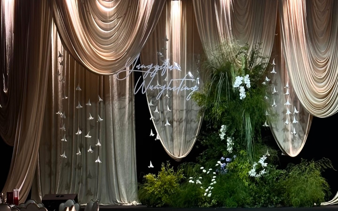 鳳求凰婚禮/香檳色韓式布慢婚禮