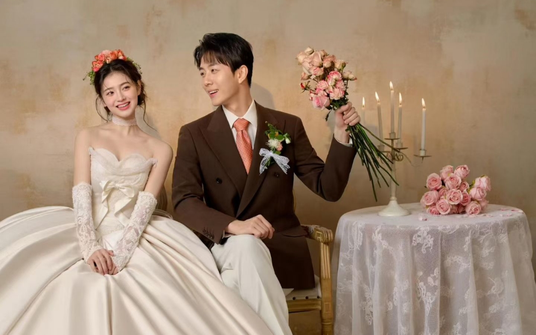 复古浪漫婚纱照