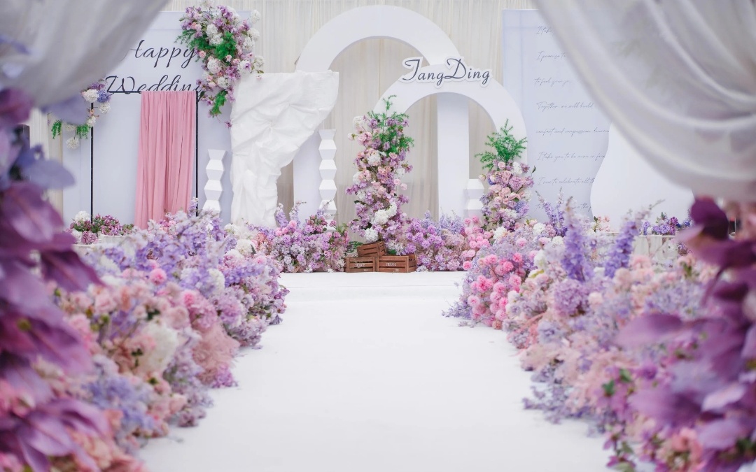 小城大爱婚庆  戴紫粉绿色系列