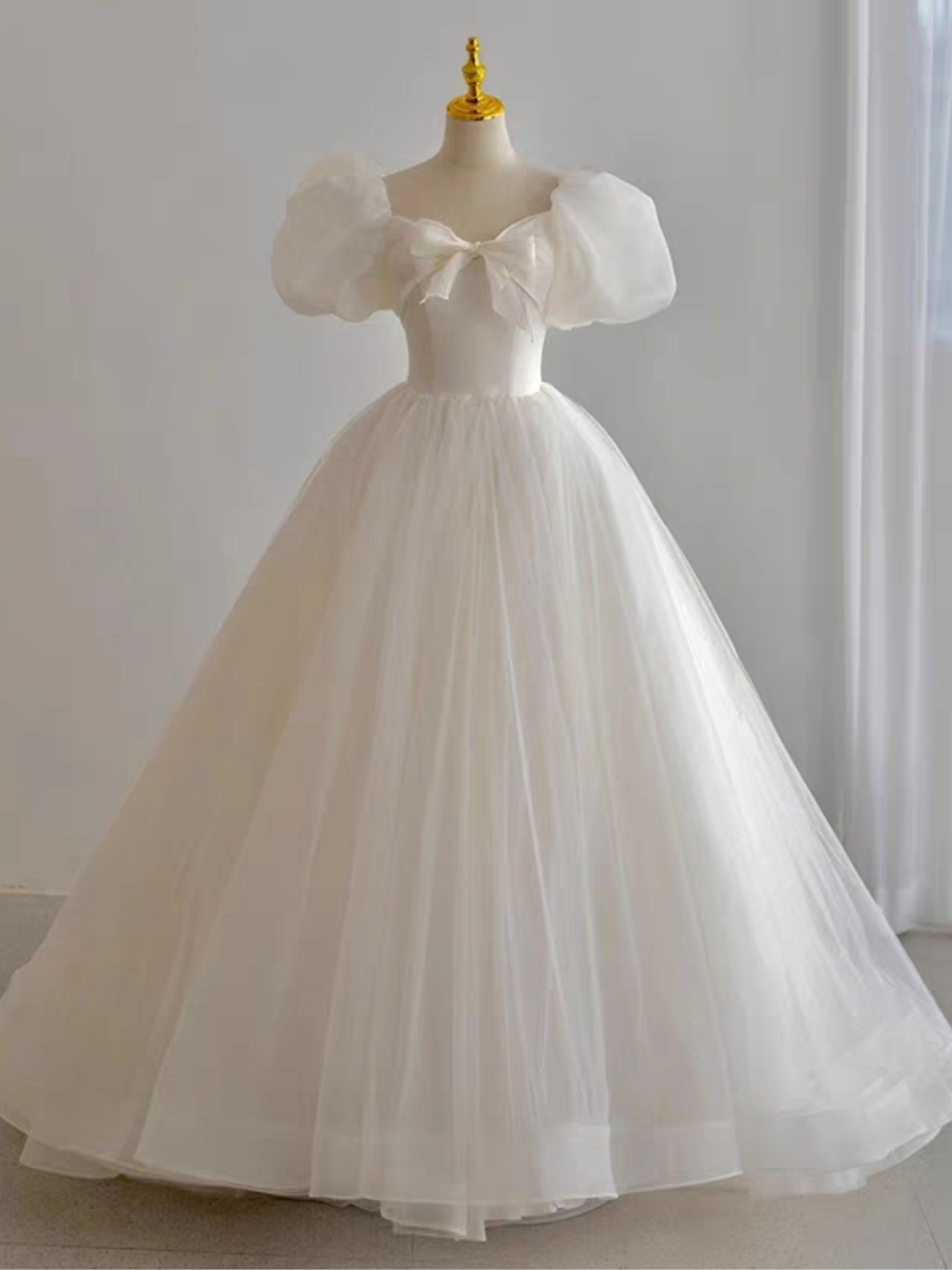 （愛都）簡約適合小個子高級感主紗