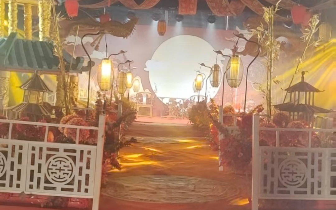 把酒店式服务搬进家门口的中式蓬房婚礼