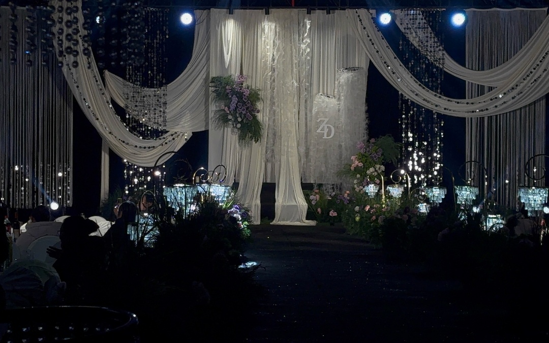 香槟森系布艺婚礼