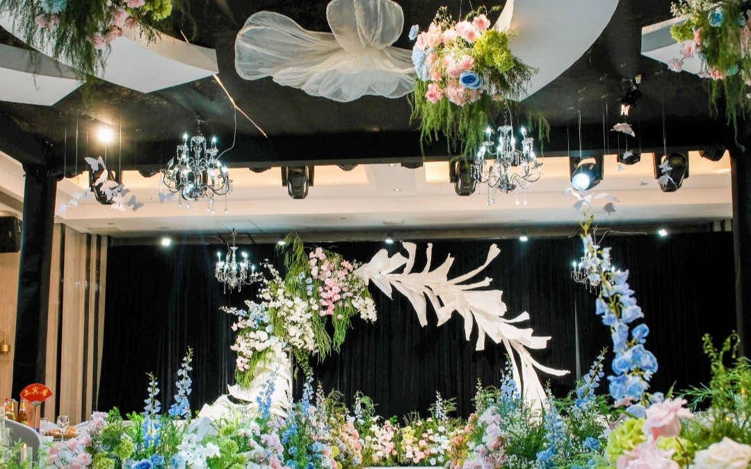 耒阳纸都·华成开福厅婚礼现场