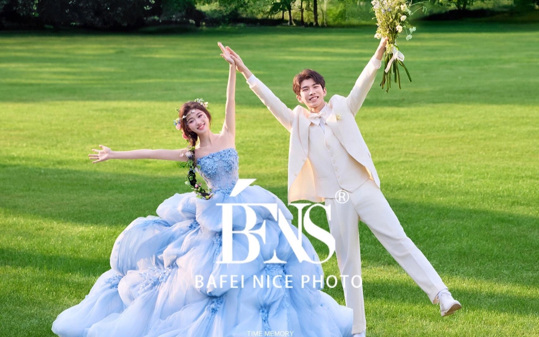 美到犯规的效果✅森系小清新婚纱照