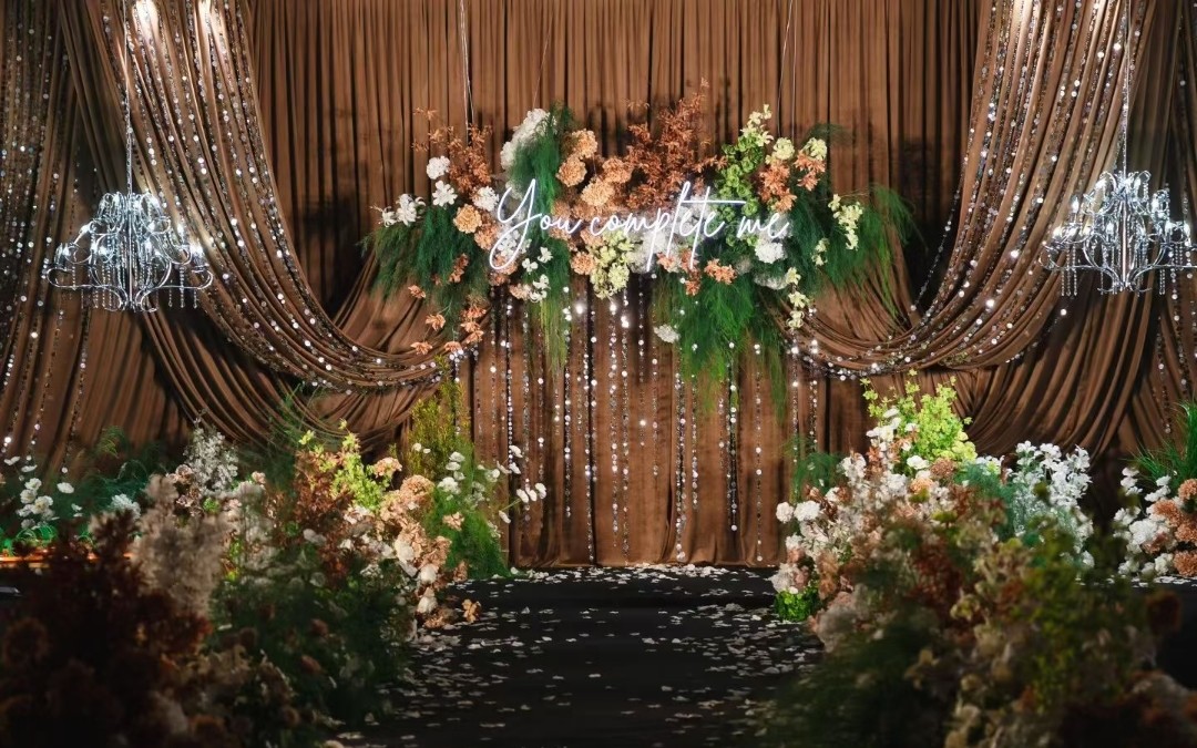 千禧婚礼-高级的咖色秀场风~