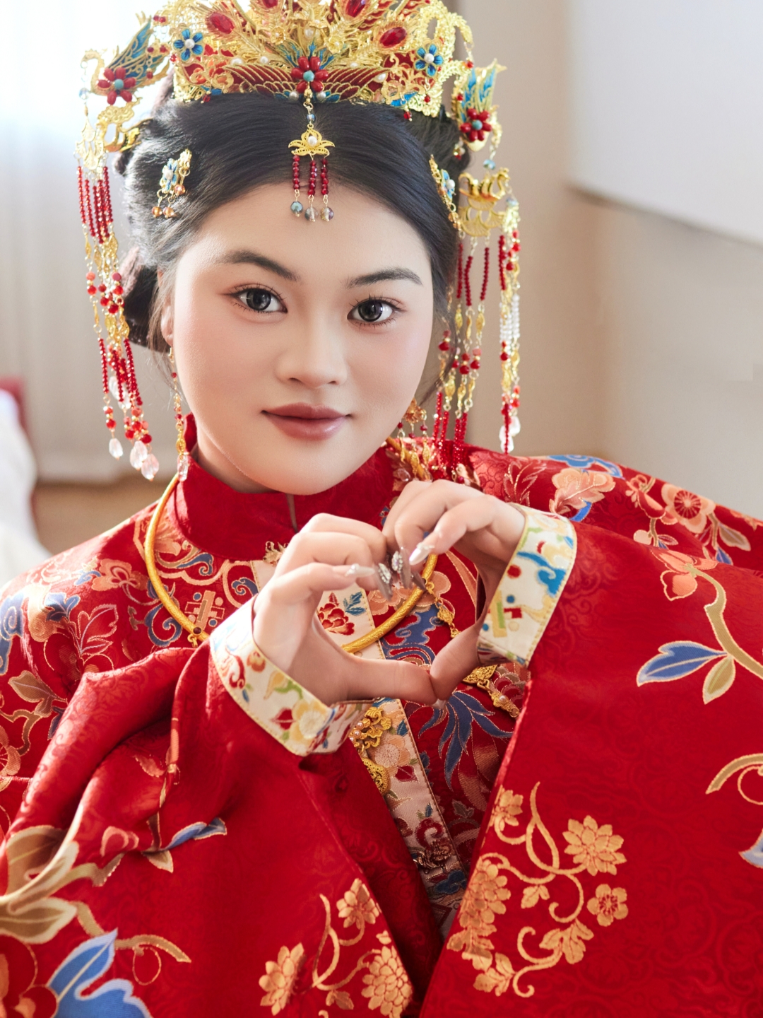 微胖女孩的婚礼造型汉服可不要太适合了哦🤩🤩