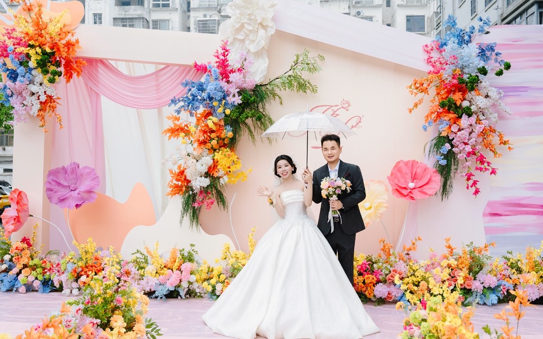 【芊羽婚礼】户外多巴胺的缤纷浪漫！