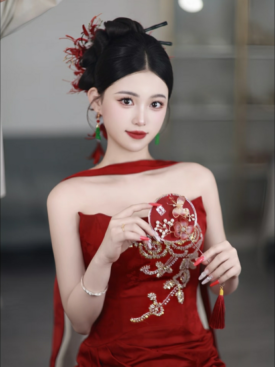 超火🔥的新中式新娘造型来啦😘