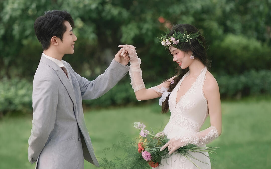 【婚纱照】把婚纱照，拍成了爱情电影的截帧