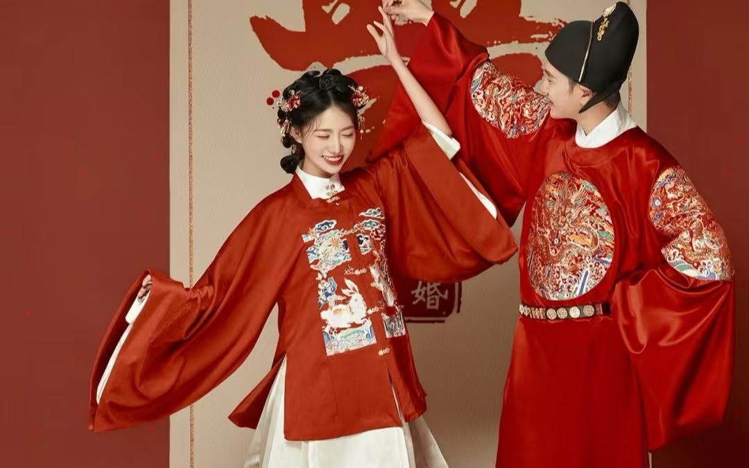 漢服喜嫁婚紗照