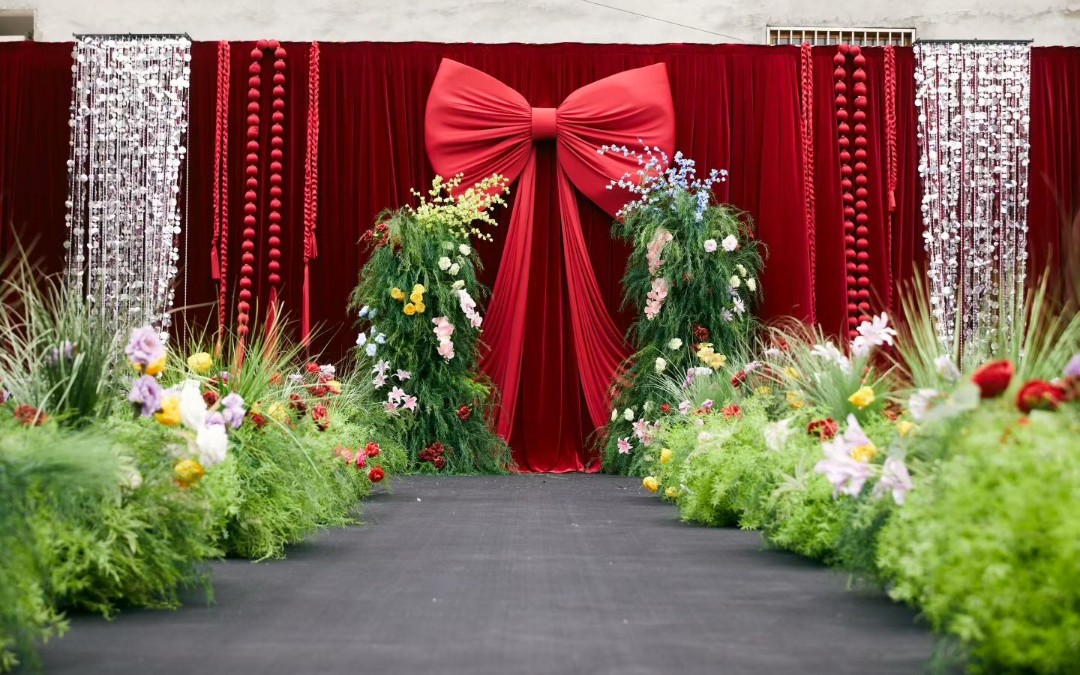 大蝴蝶布幔也好看哦