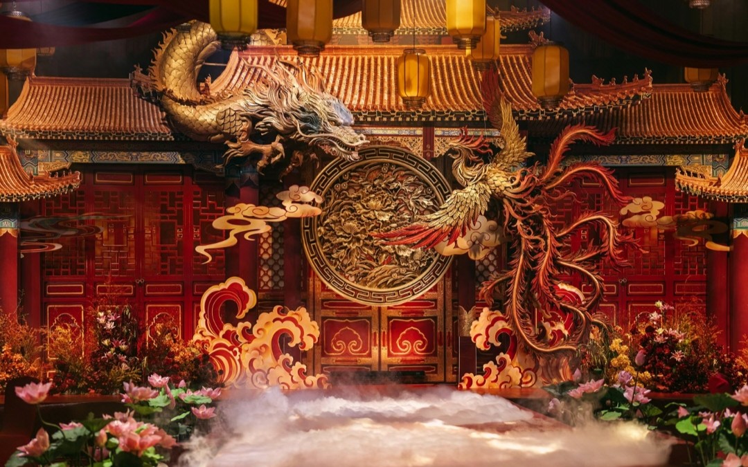 鳳求凰婚禮/梧桐引鳳來(lái) 良人共此生