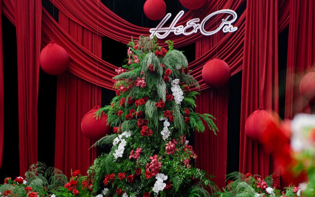 天水维纳斯农家小院浪漫红系婚宴